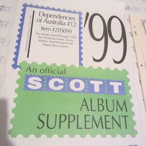 SCOTT SUPPLEMENT Dependencies of Australia #12 1999